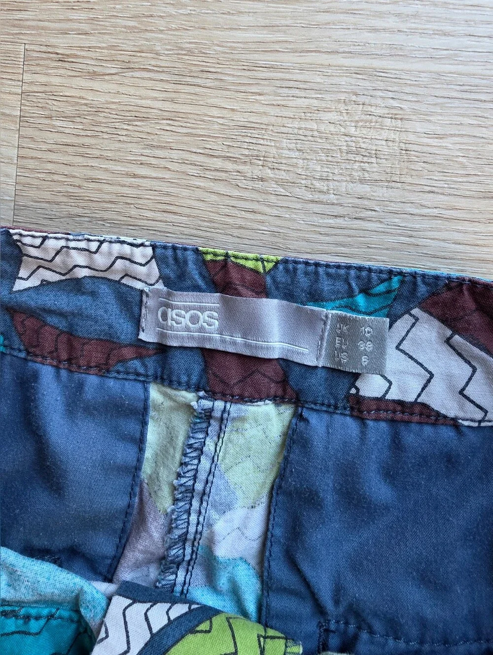 ASOS Multicolor Geometric Print Capris - Picture 4 of 9